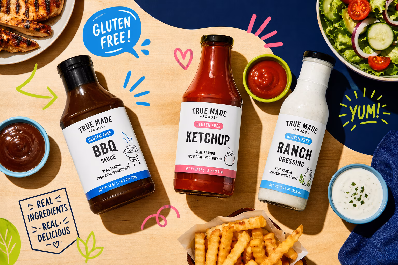 Gluten-Free Condiments: Mayo, Ketchup, Ranch, BBQ Sauce, Soy Sauce & More