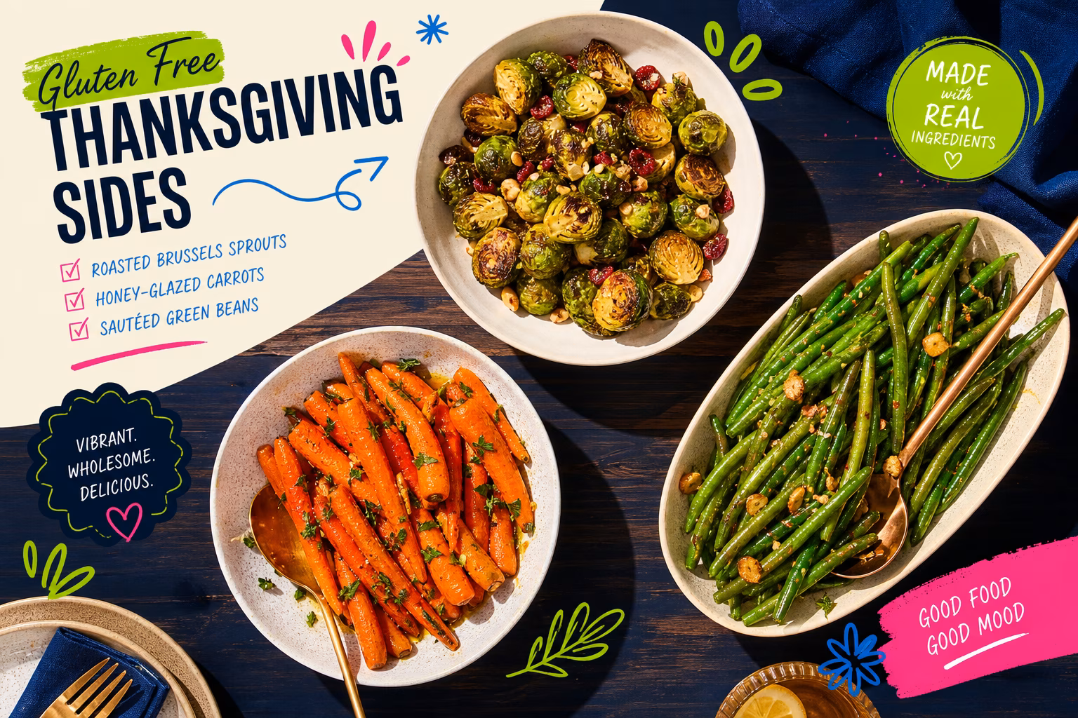 Gluten free Thanksgiving vegetable sides