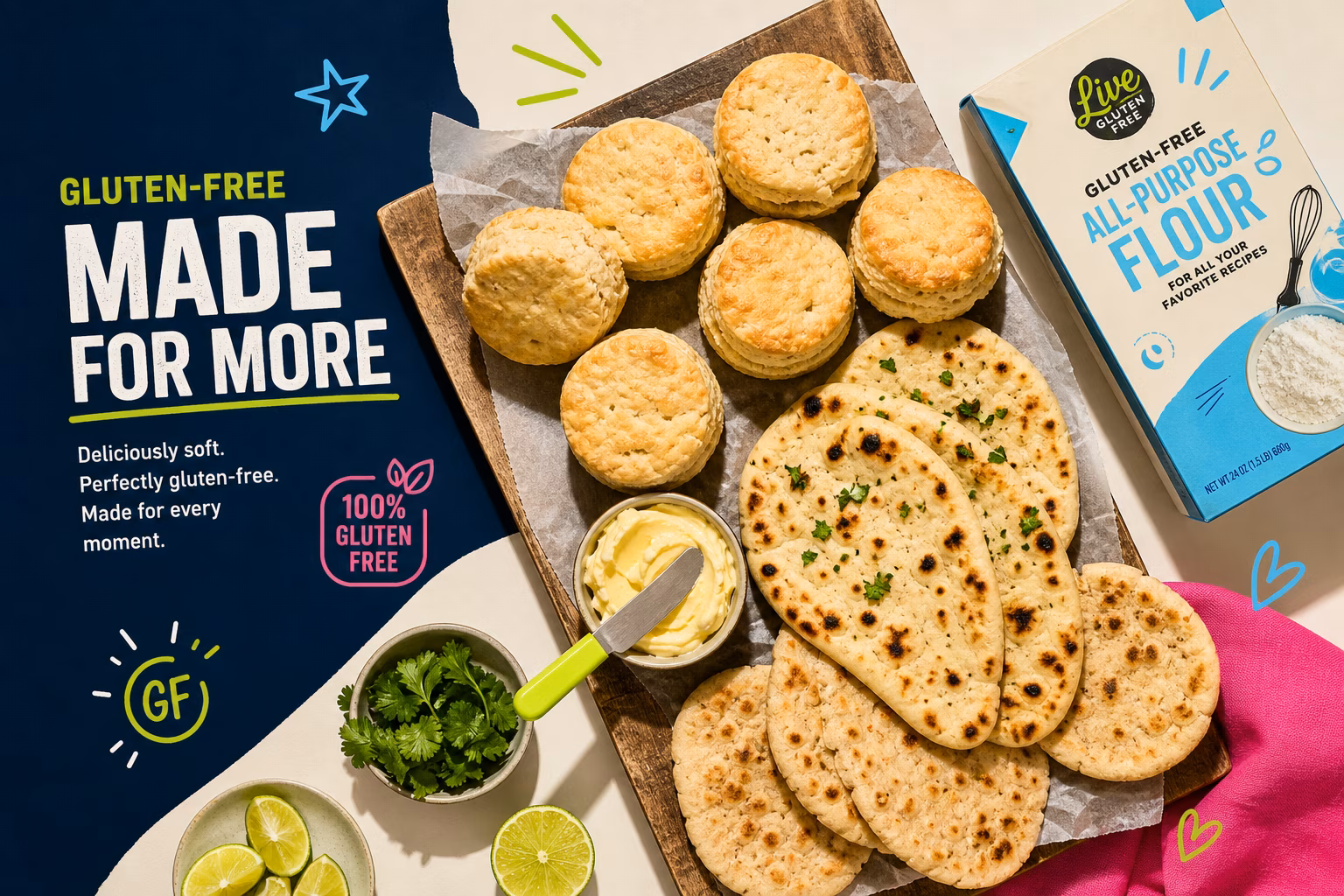 Gluten-Free Biscuits, Naan & Flatbreads: Easy Homemade Recipes