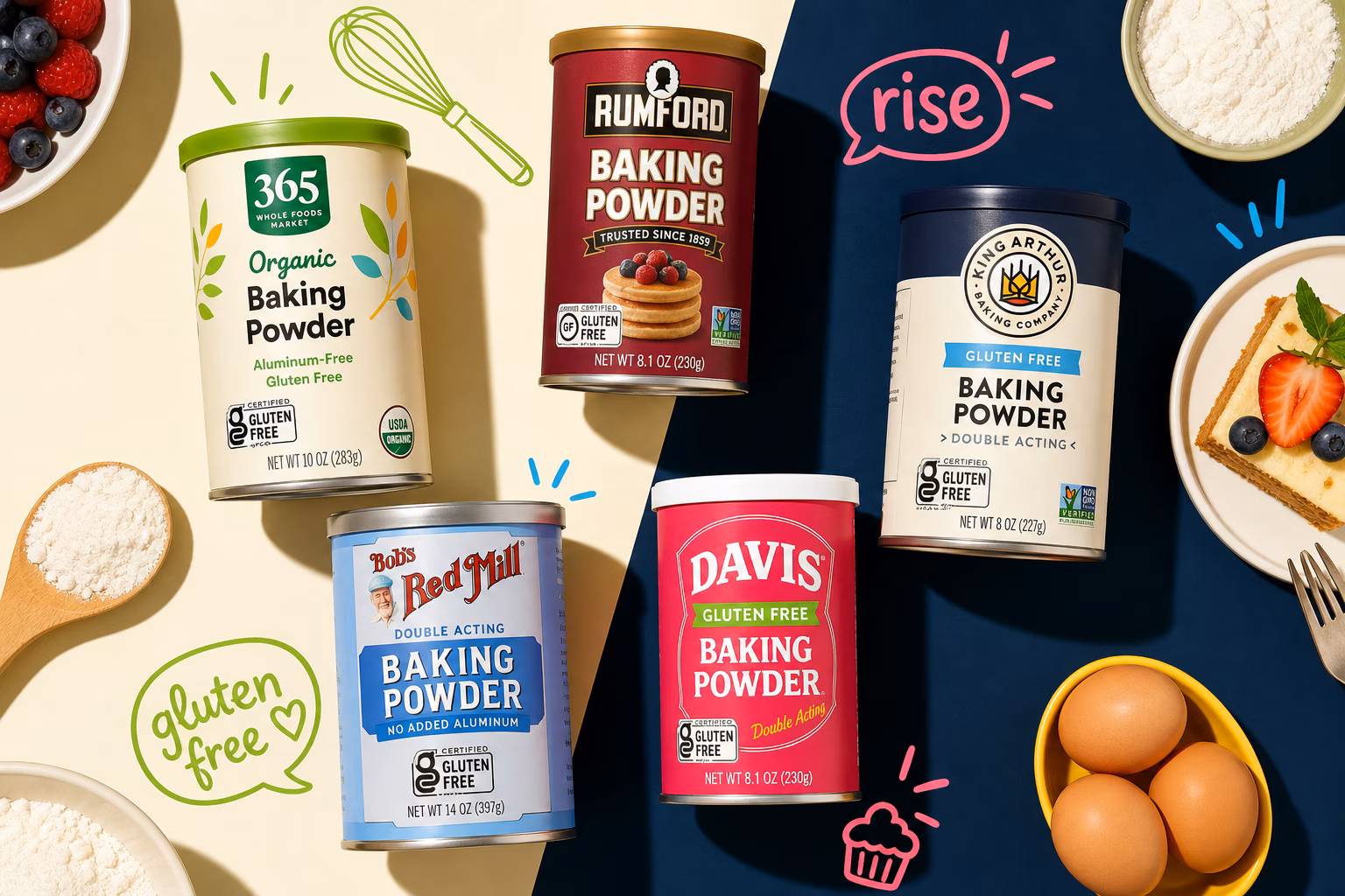 Gluten free certified baking powder brands
